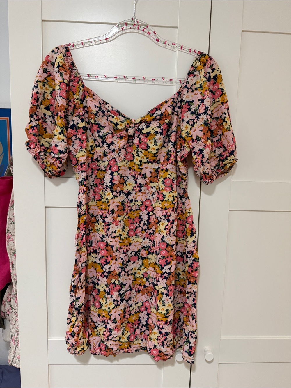 Billabong Pink Floral Mini Dress
